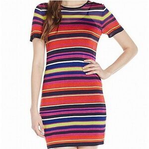 Trina Turk Vibrant Striped Mini Dress Sz Small​​​​